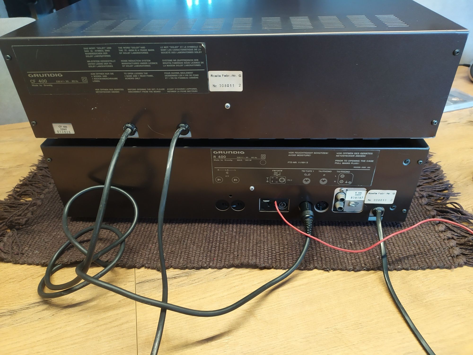 Grundig amplituner 400 papiery stan bdb