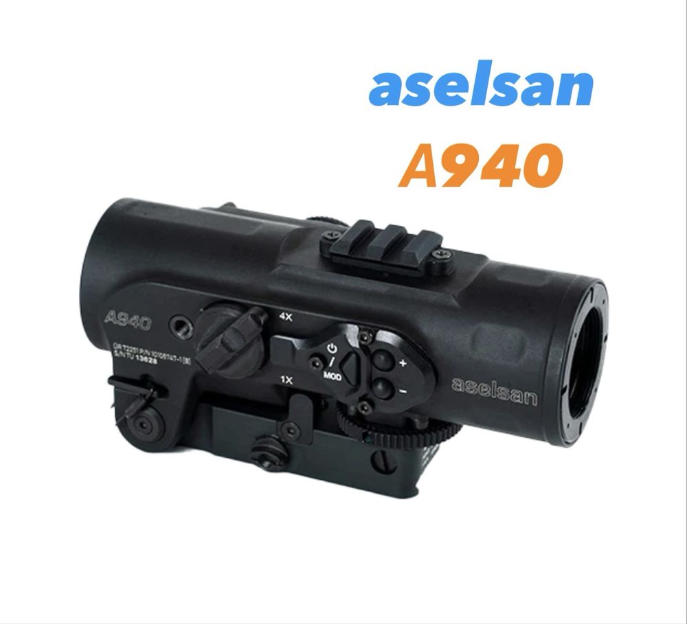 Новий!Оптичний приціл Aselsan A940 кратнісь 1x-4x Колібр 7,62 100-500м