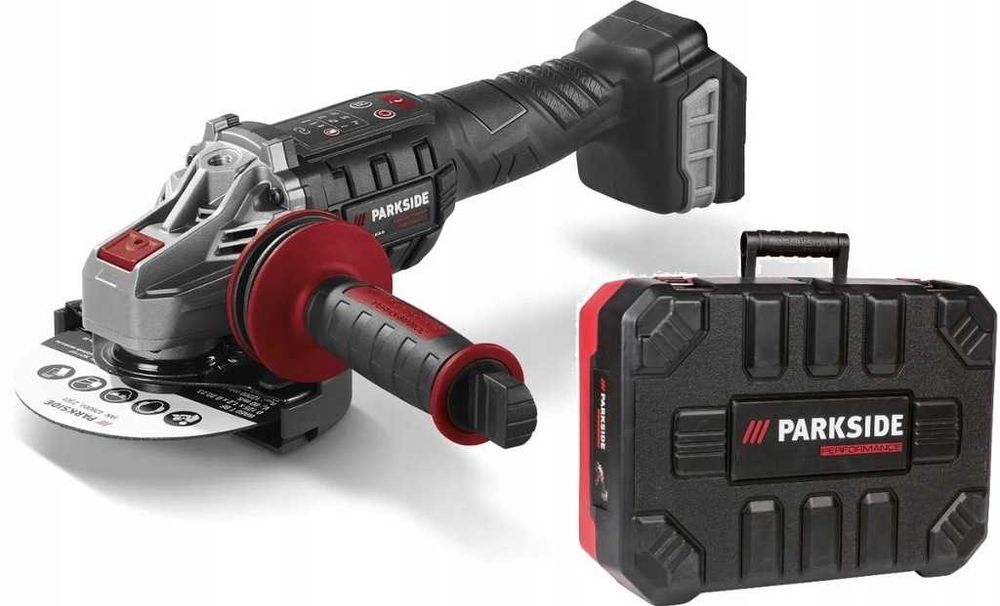 Akum. Szlifierka kątowa Parkside Performance PWSAP 20 Li F6, 20V