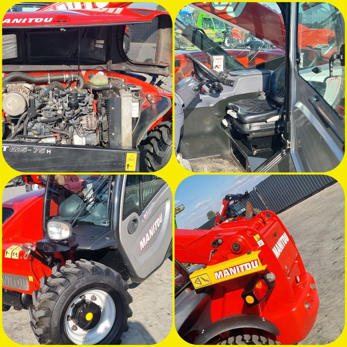 Ładowarka teleskopowa Manitou 625-19rok*niska *wąska* zadbana* jcb 347