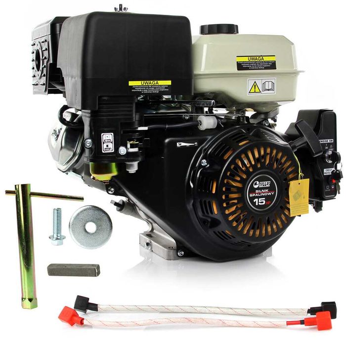 SILNIK SPALINOWY 15HP 25mm /starter elektryczny