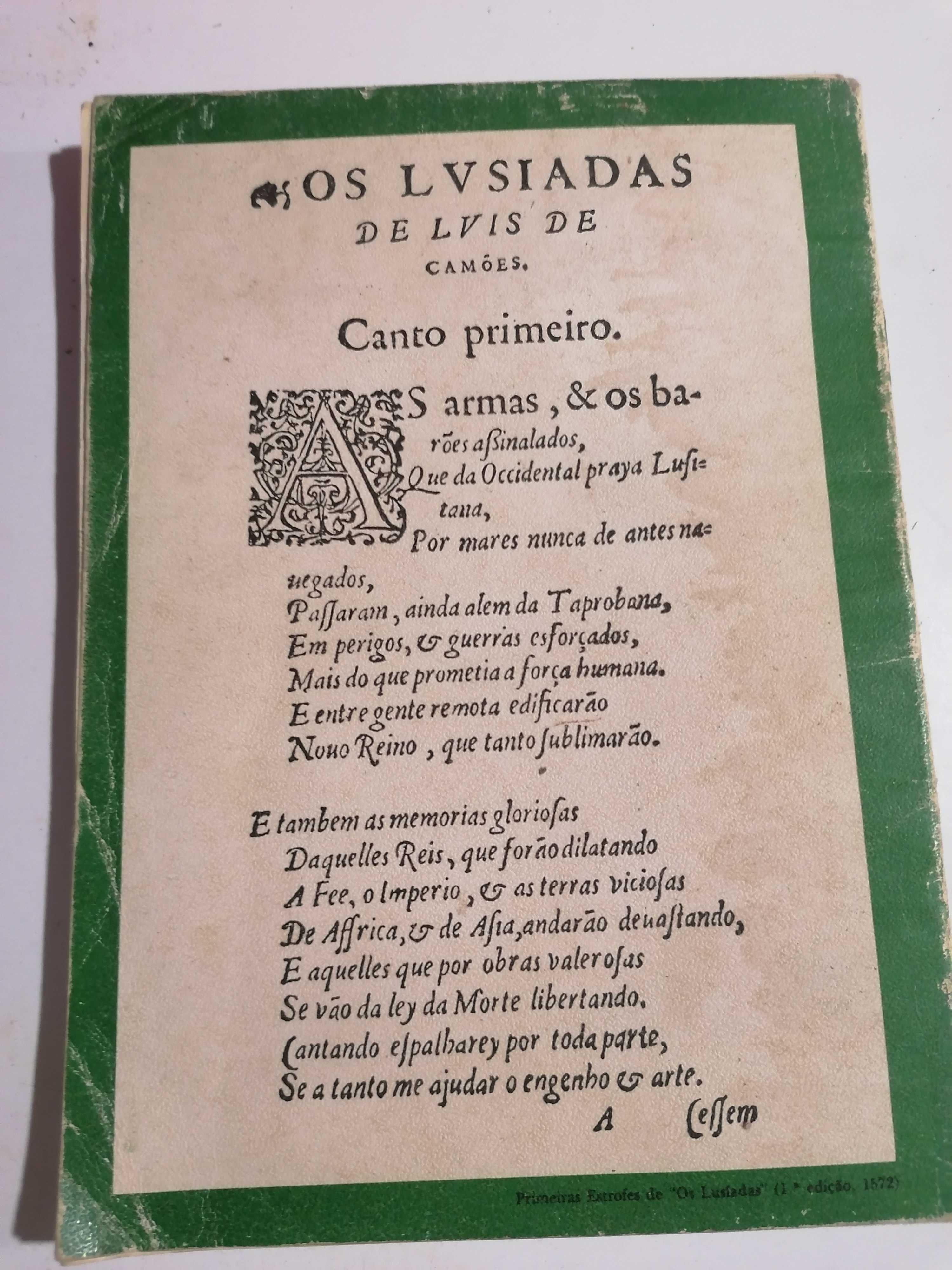 Livro Versos e Alguma Prosa de Luís de Camões