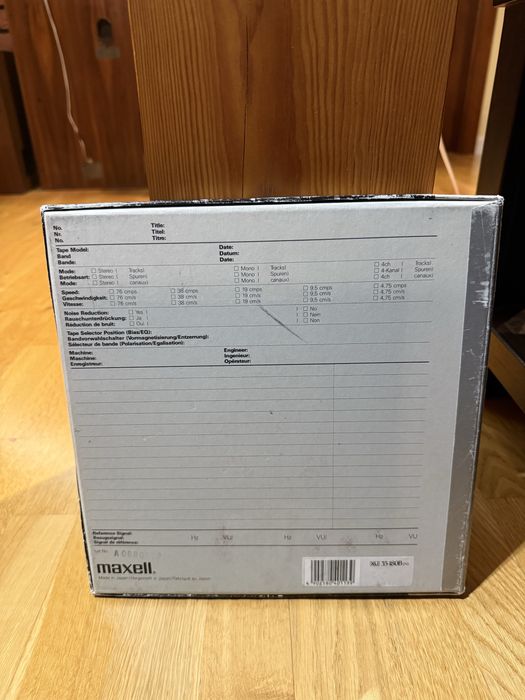 Szpula Maxell 26,5 cm Alu + Taśma