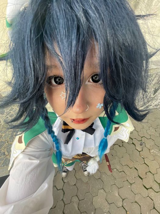 косплей венти геншин, фулл