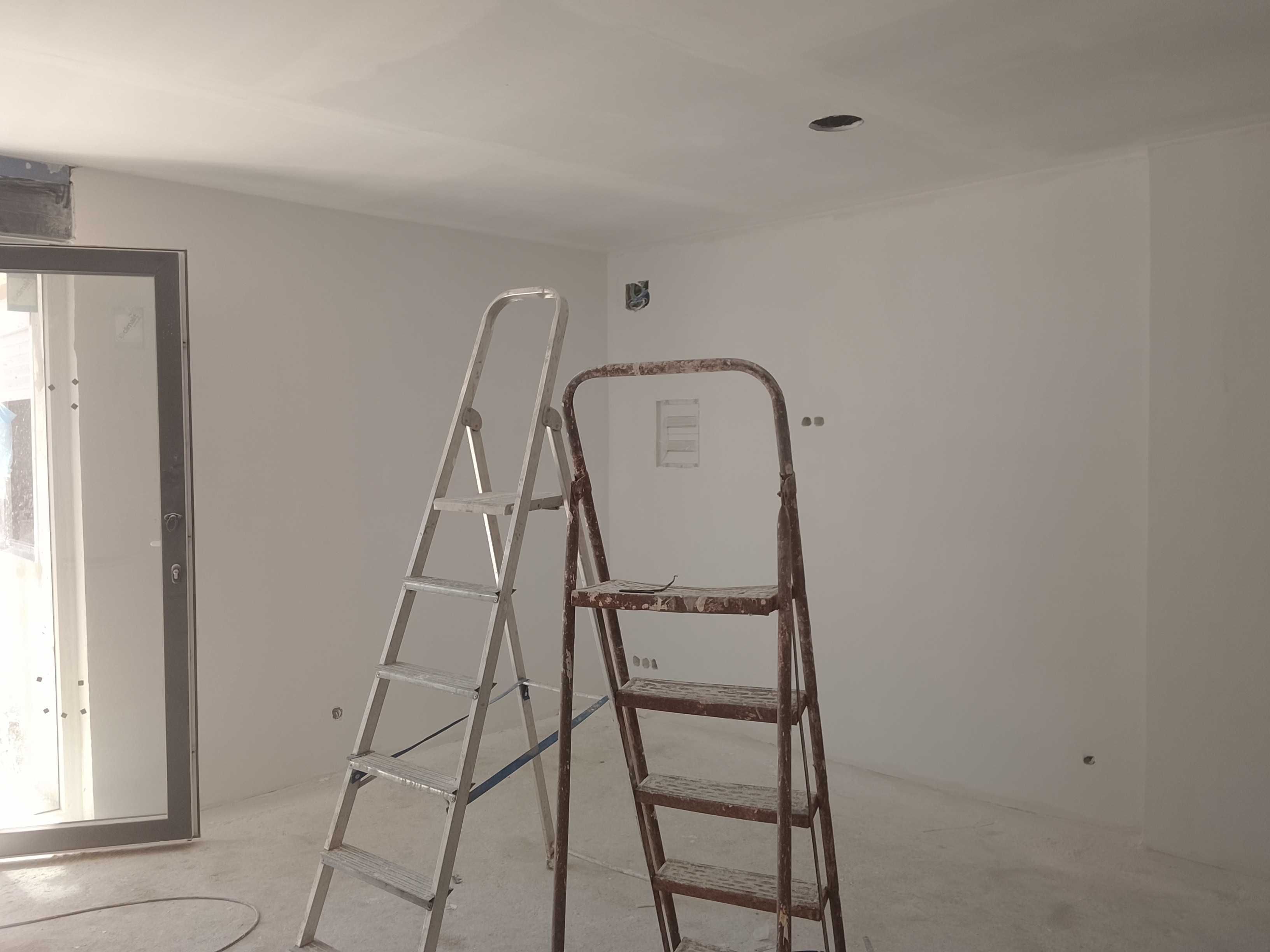 Pladur barramento pintura