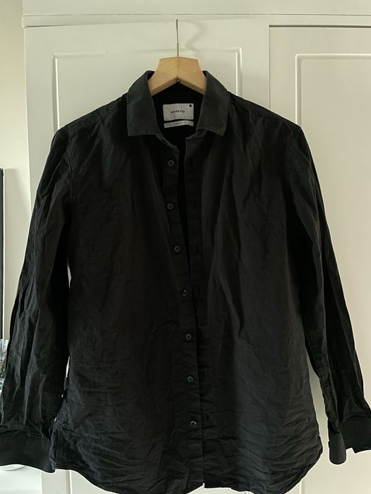 Koszula klasyczna czarna, M-L