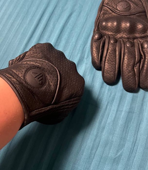 Шкіряні мото рукавиці MD