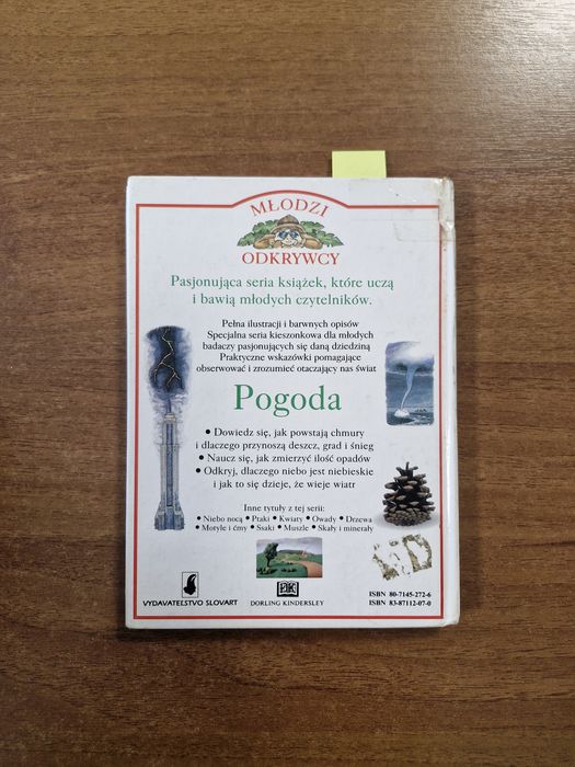 A3604. "Młodzi odkrywcy. Pogoda" John Farndon