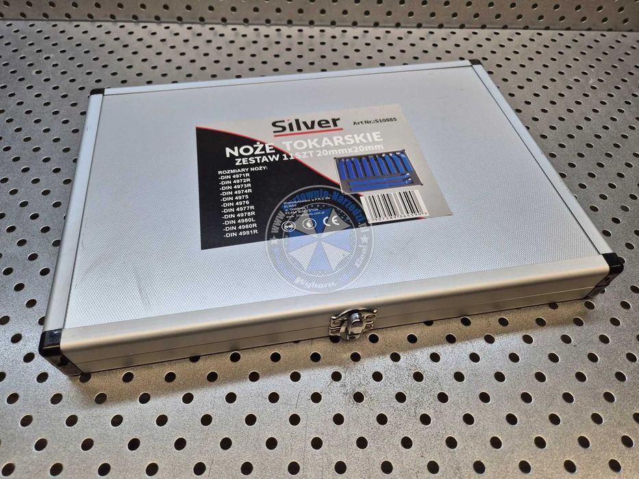 Noże tokarskie 20x20mm 11 sztuk zestaw noży tokarskich 20mm