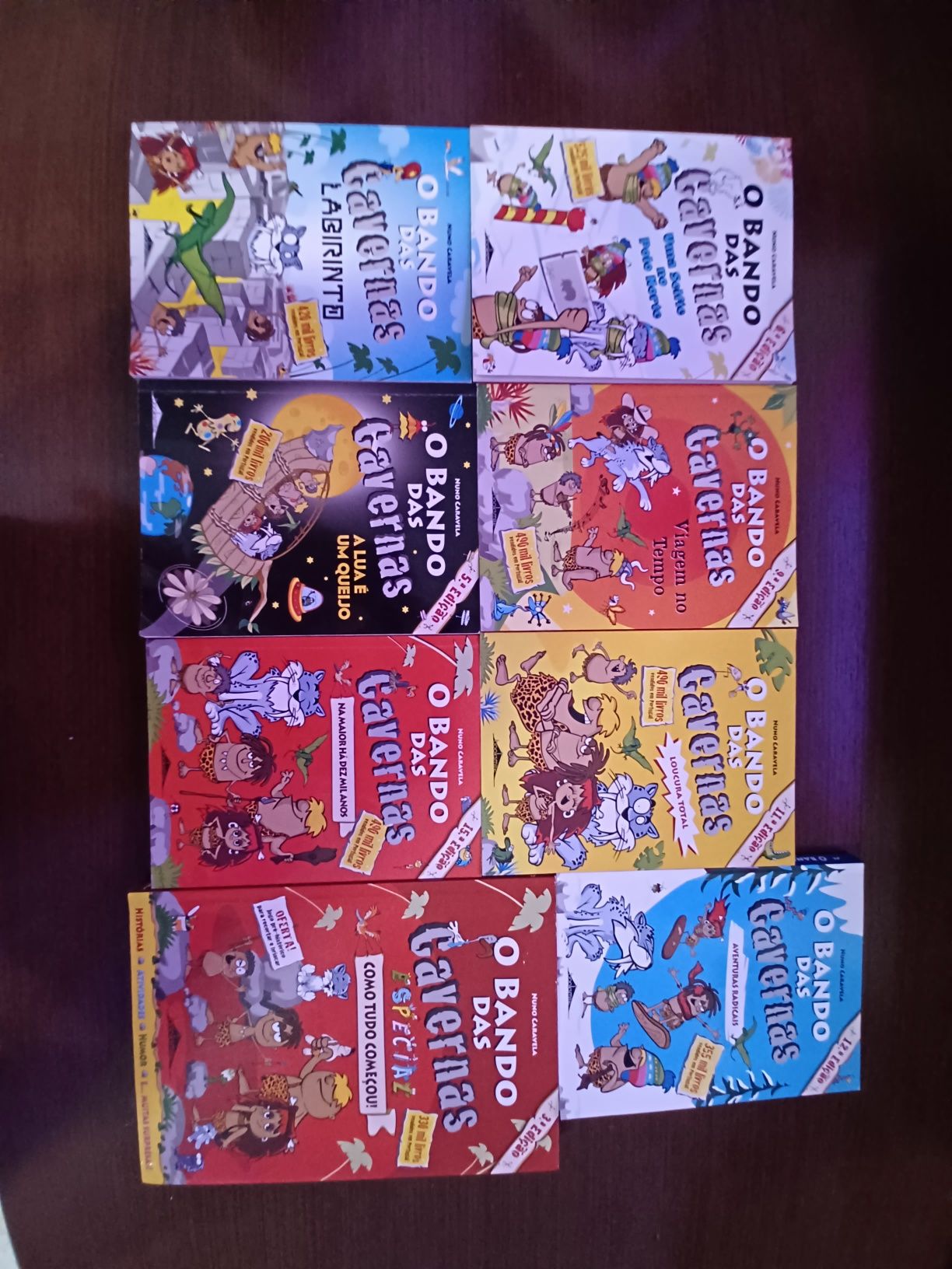 Livros "O Bando das Cavernas"