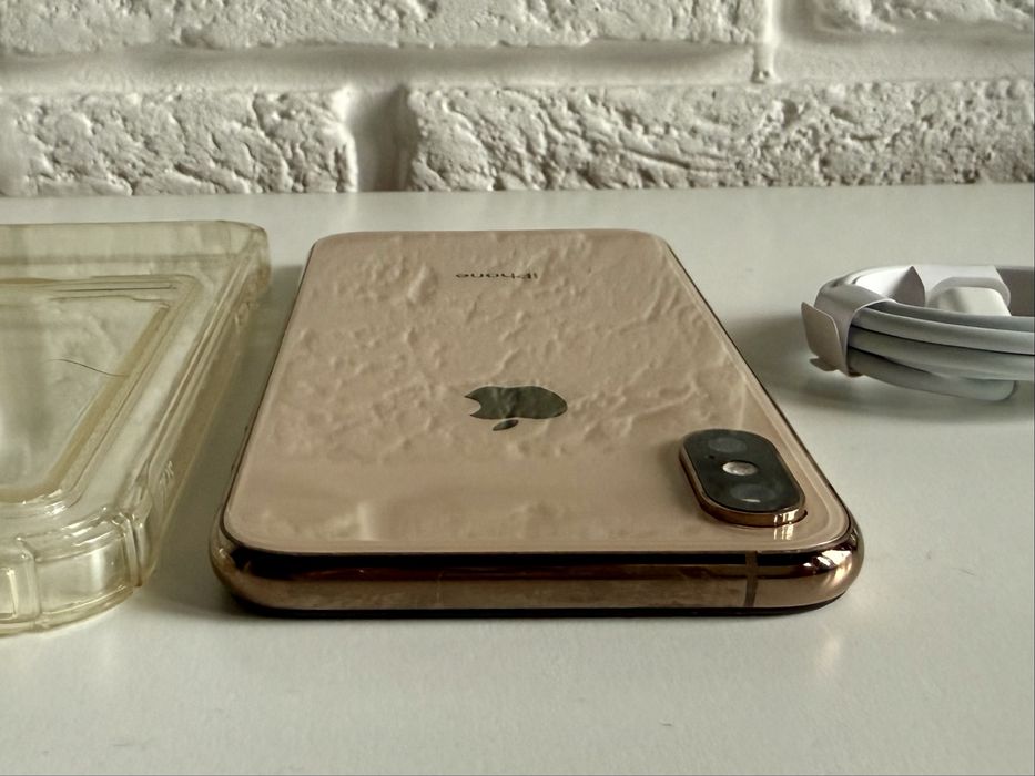 Iphone Xs Gold 64GB, bateria 100%, Face ID działa