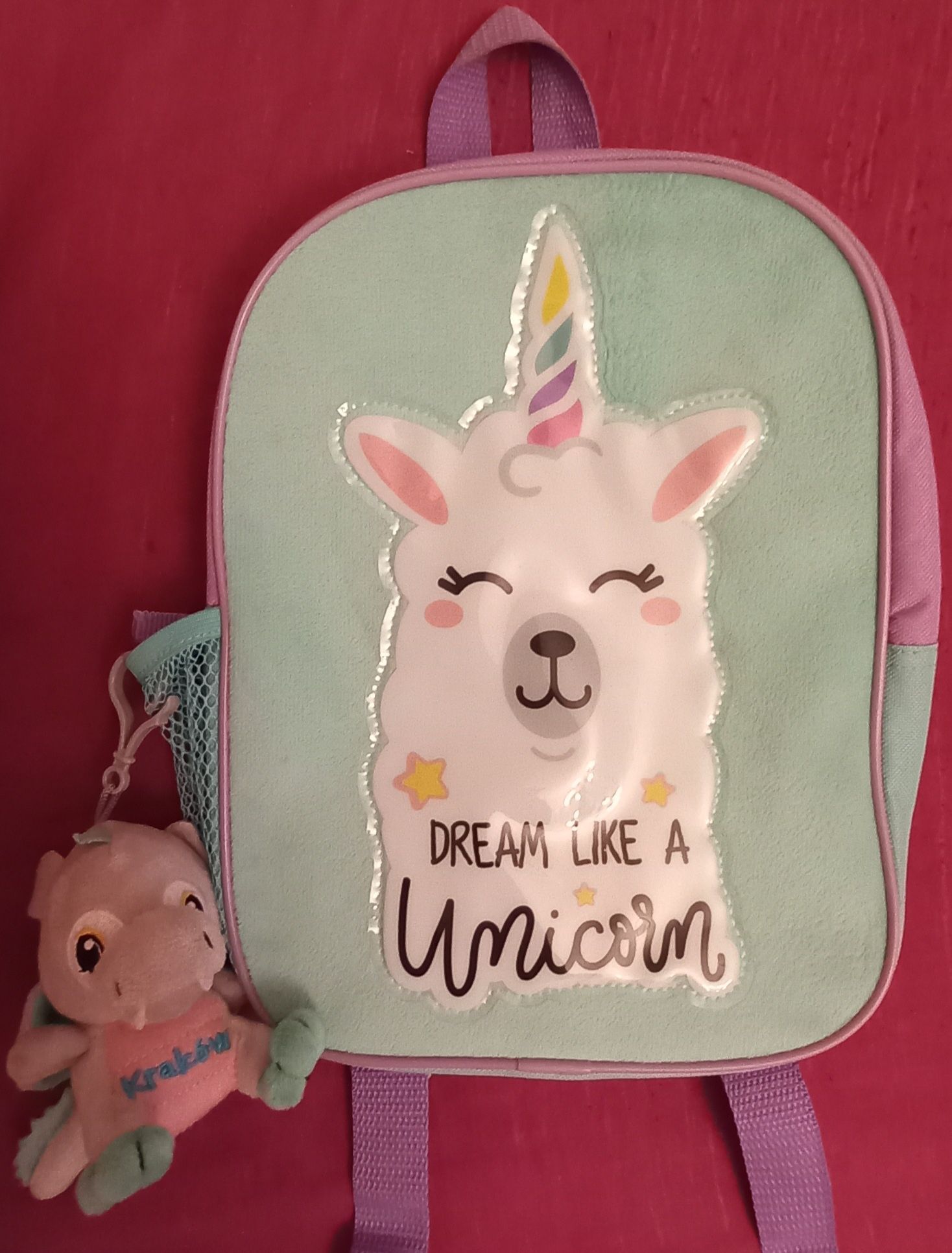 Nowy sliczny plecaczek dla przedszkolaka Unicorn + gratis