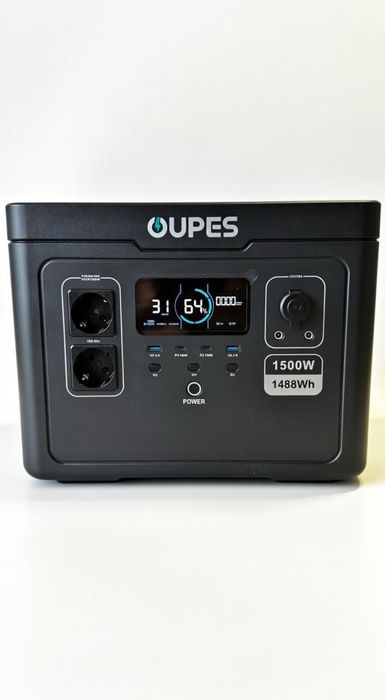 Зарядна станція Oupes S015 1500W/1488Wh, LiFePO4, швидка зарядка
