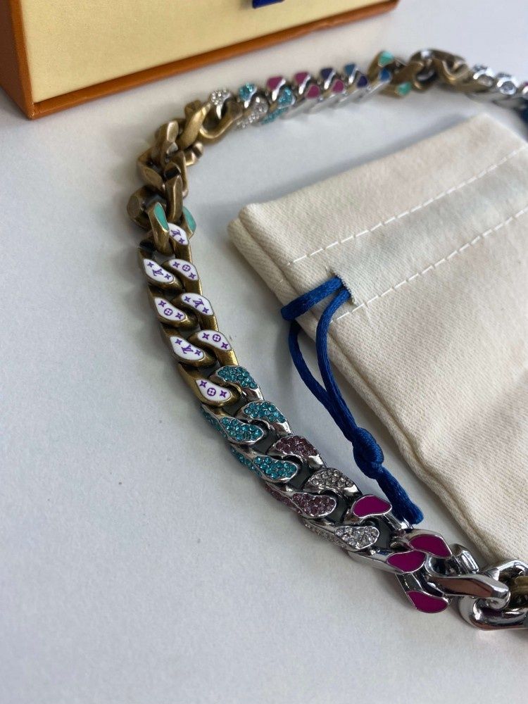 Чокер-Кольє Louis Vuitton Chain Link MP2684 Multicolor