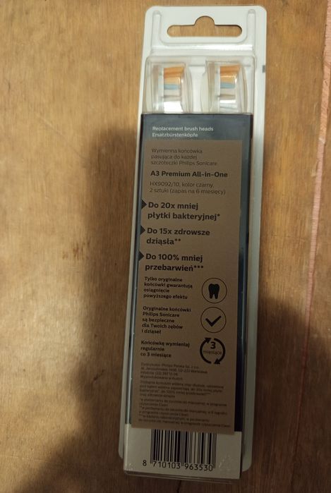 Zestaw końcówek do szczoteczek Philips Sonicare