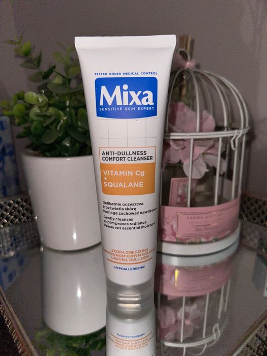 Żel do mycia twarzy Mixa z witamina c skwalen nowy płyn do twarzy