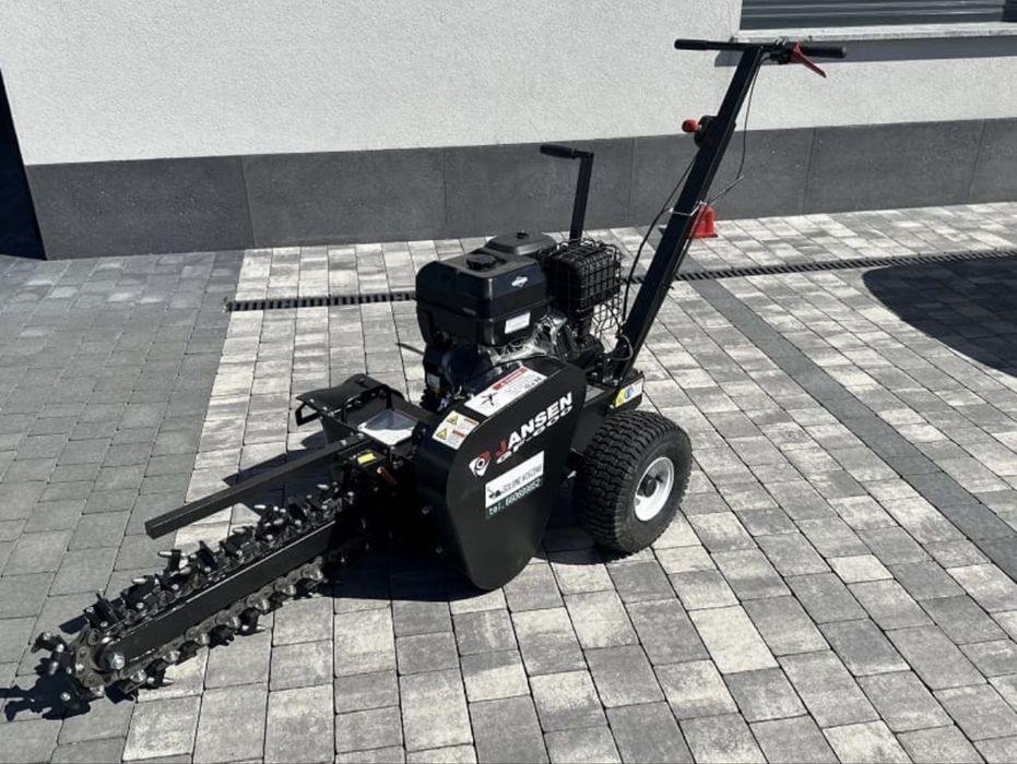 Wypożyczalnia wynajem koparka wycinarka do darni glebogryzarka