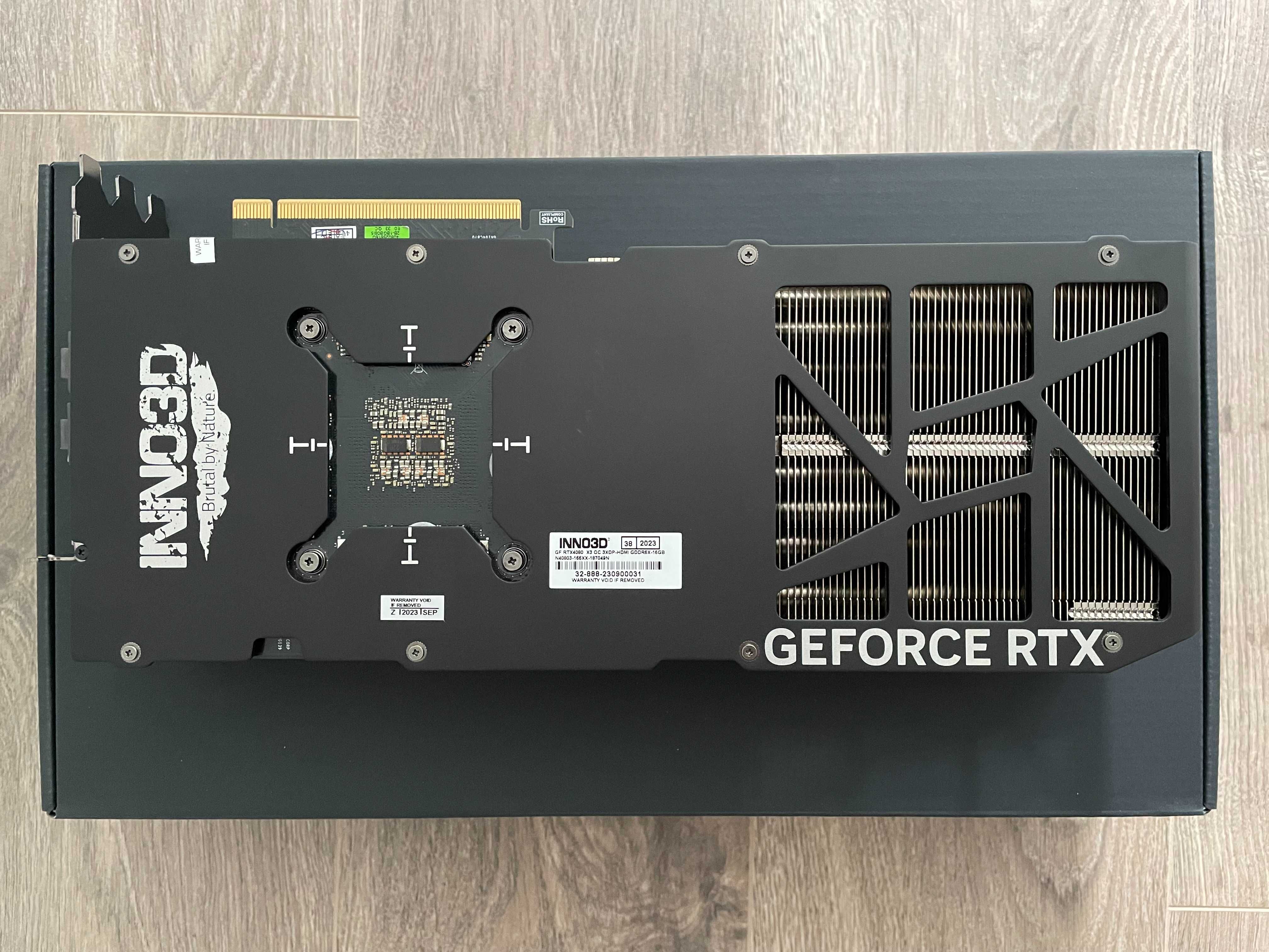 Karta graficzna Inno3D RTX 4080 X3 OC 16GB RGB / JAK NOWA / GWARANCJA