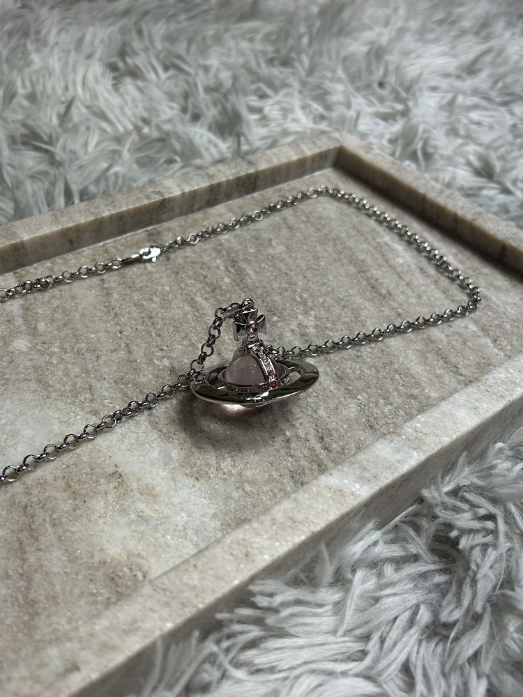 Vivienne Westwood Necklace Orb Pink кулон подвеска