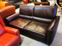 Sofa kanapa skóra 2 osobowa jak nowa