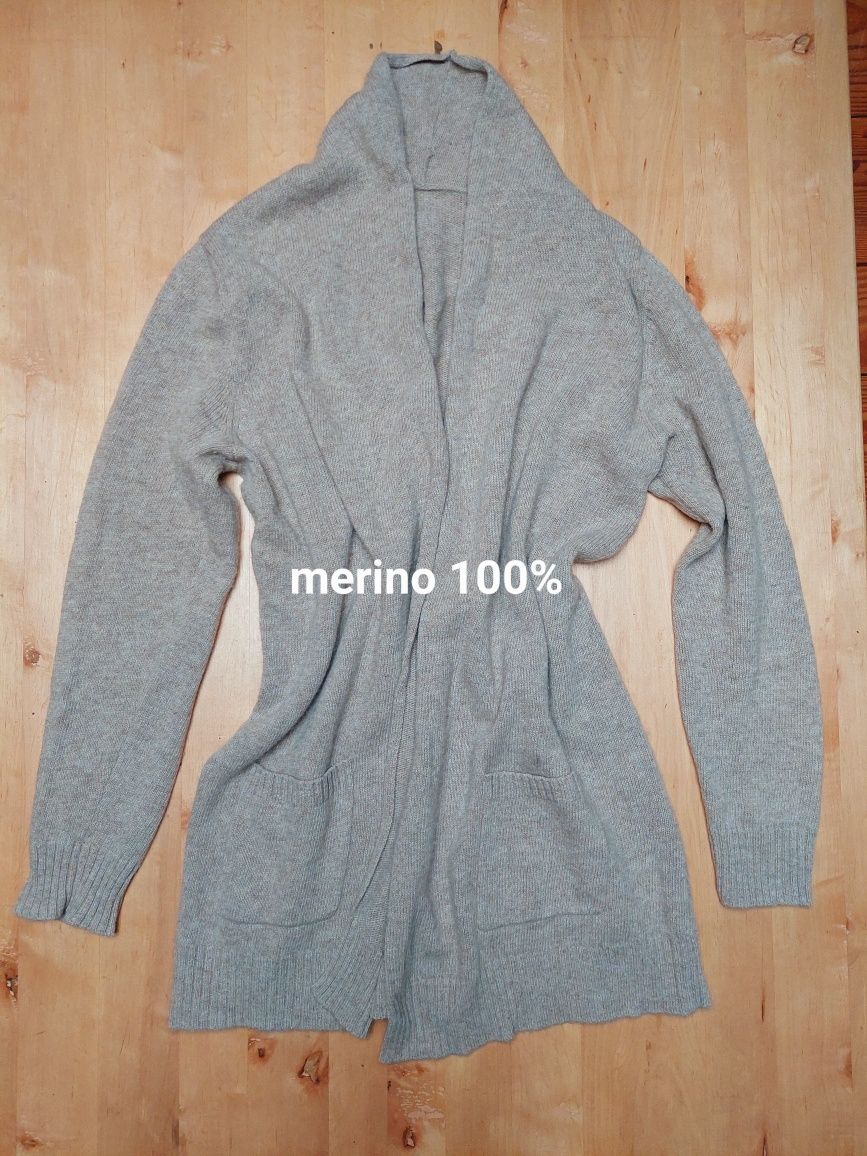 Kardigan merino L/XL