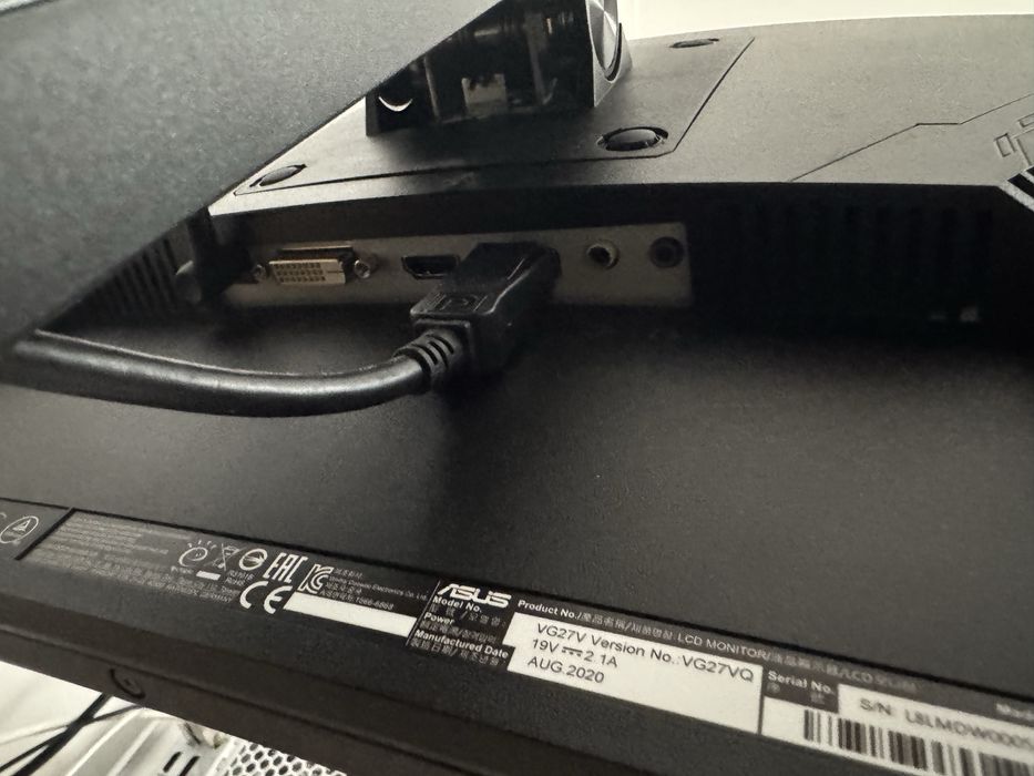 Monitor Curvo ASUS TUF Gaming VG27VQ