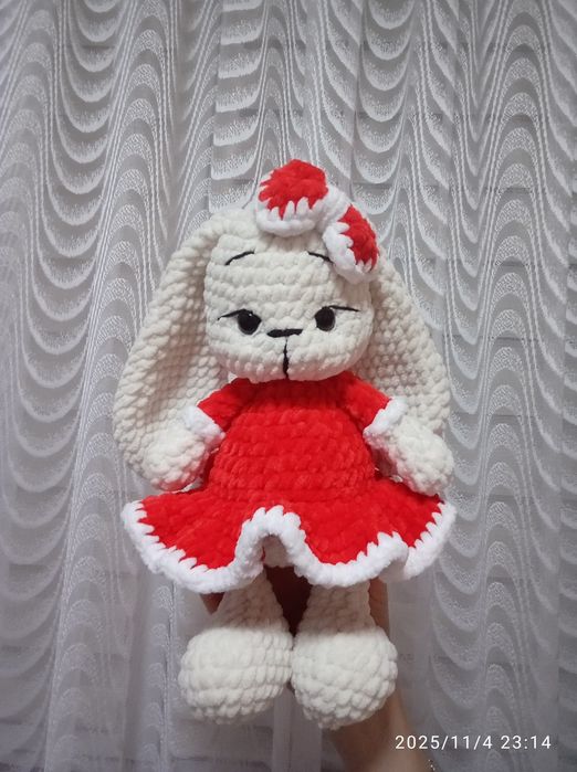 М'яка іграшка зайчик