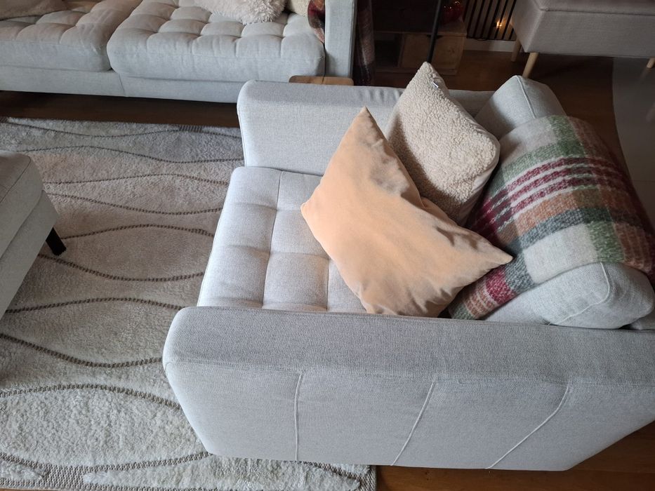 Sofa fotel podnóżek Landskrona