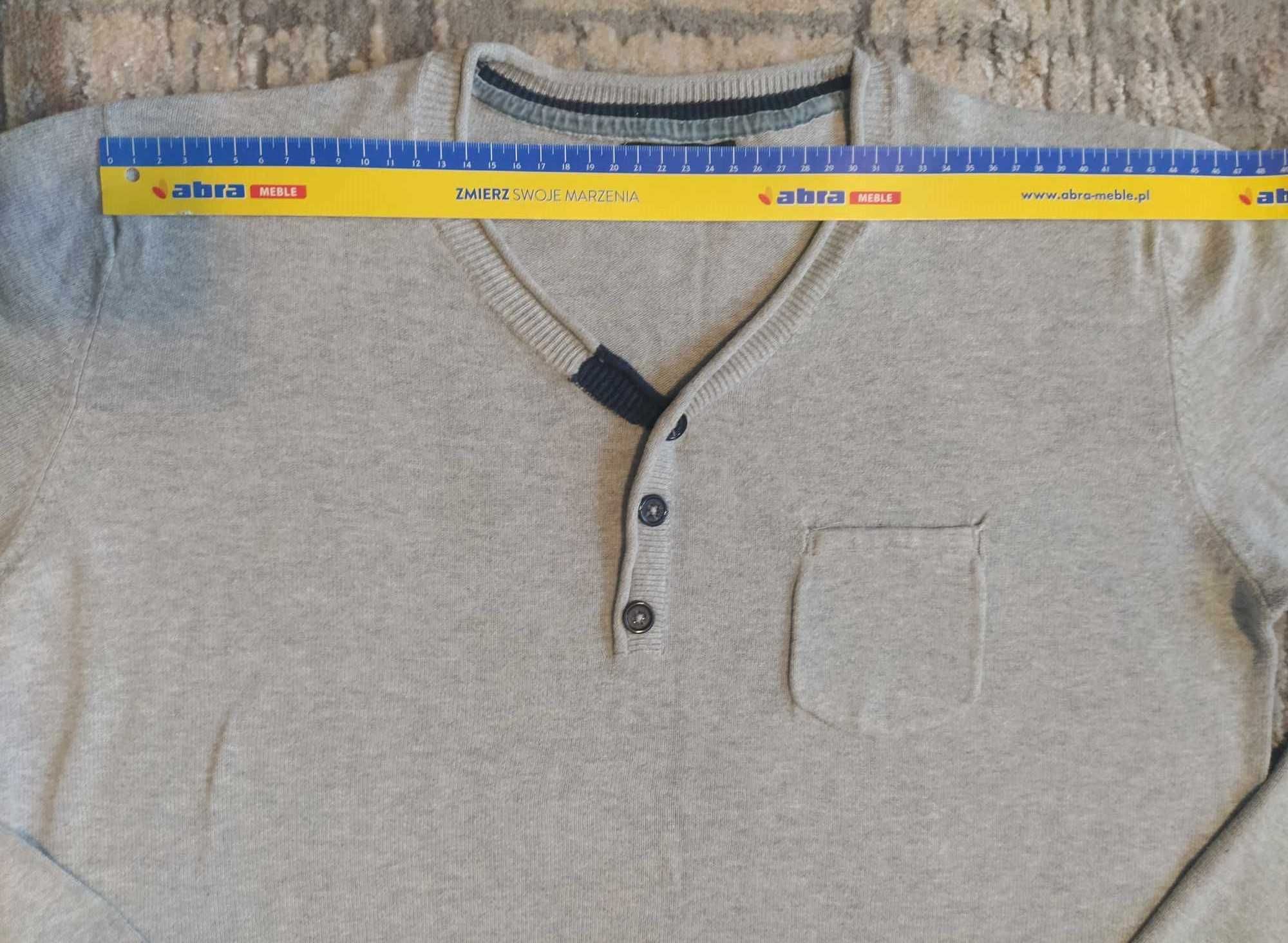 Siwy sweter męski Top Secret