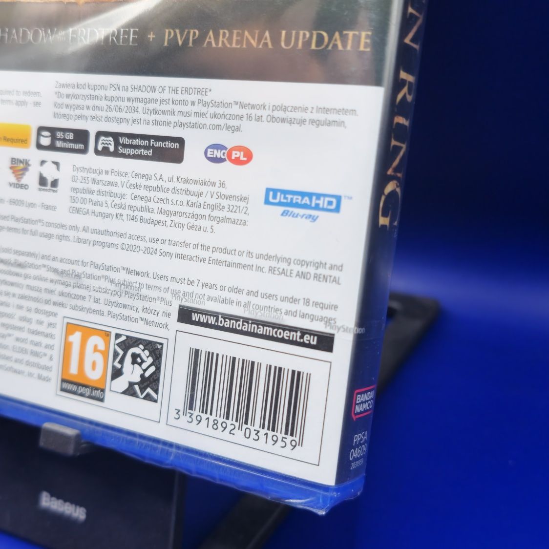 NOWY Elden Ring Shadow of the Erdtree Edition PL okładka - gra na PS5