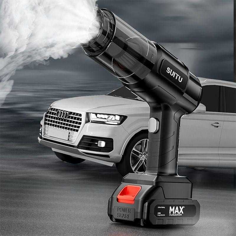 Ручной ПЫЛЕСОС на аккумуляторе! Мощный пылесос в АВТО с НАСАДКАМИ!