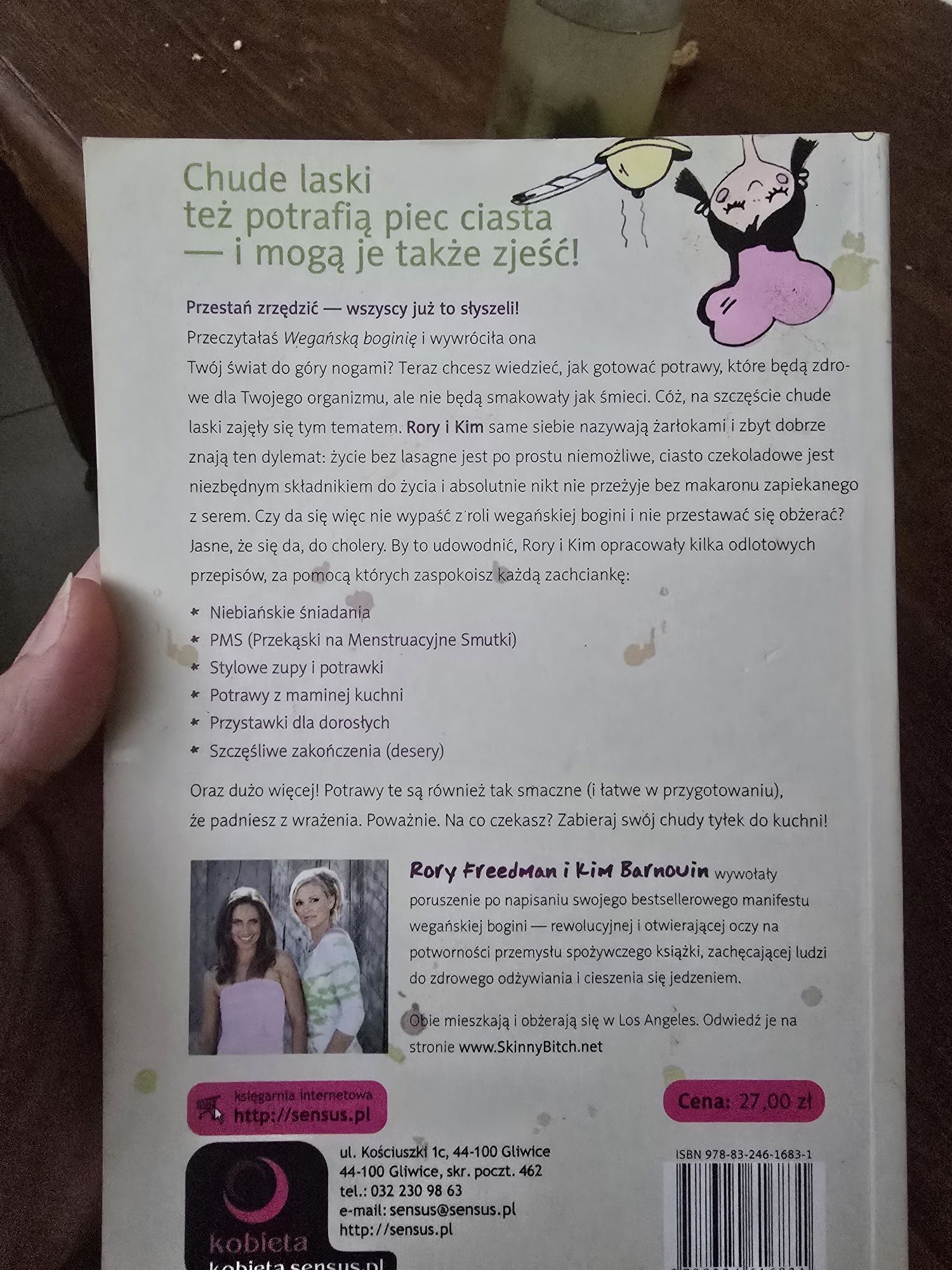 Zestaw książek Weganizm Kathy Freston i Wegańska Bogini w kuchni