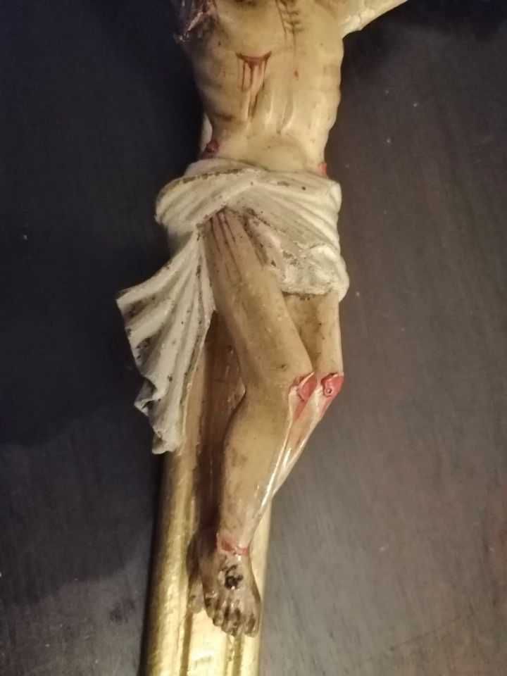 Arte Sacra Calvário de Cristo Talha dourada - Início séc. XX