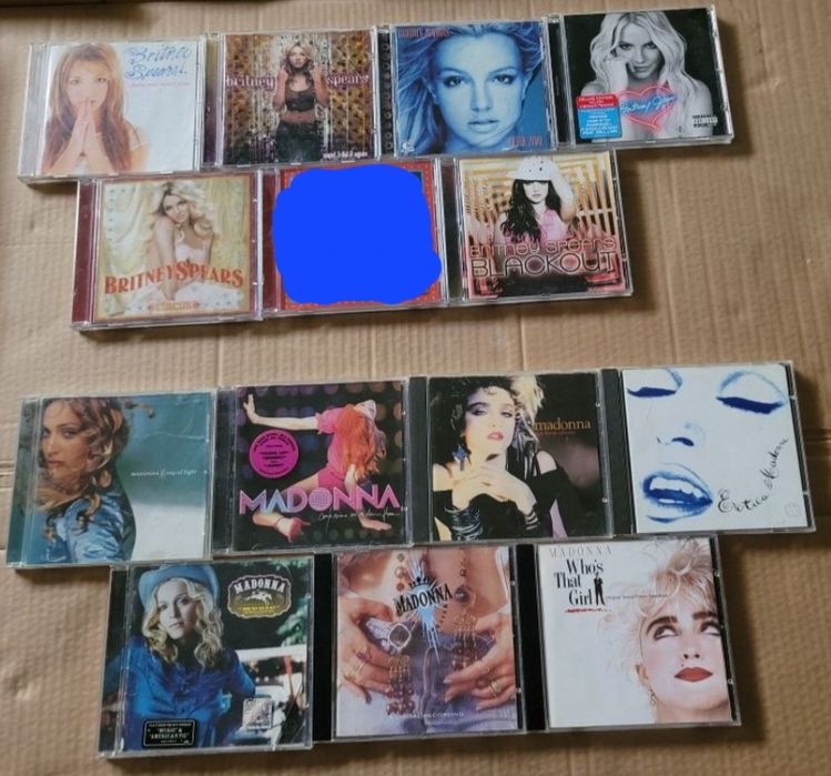 Cds Madona e Britney Spears