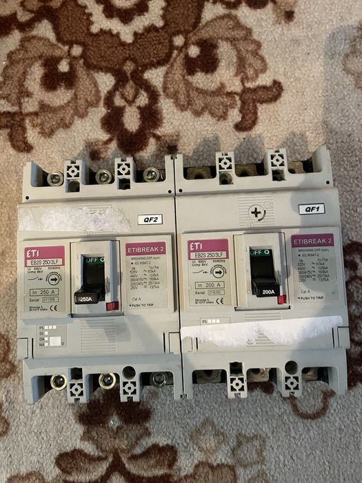 Автоматичний вимикач Eti 200 - 250a