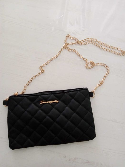 Bolsa ombro preta