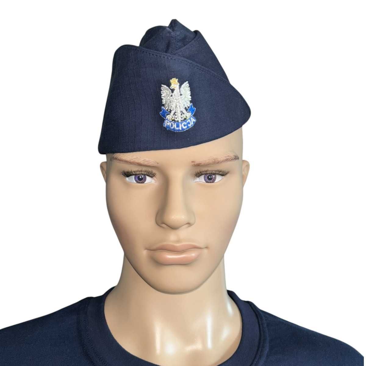 Furażerka Policyjna POLICJA rozmiary: 53-62