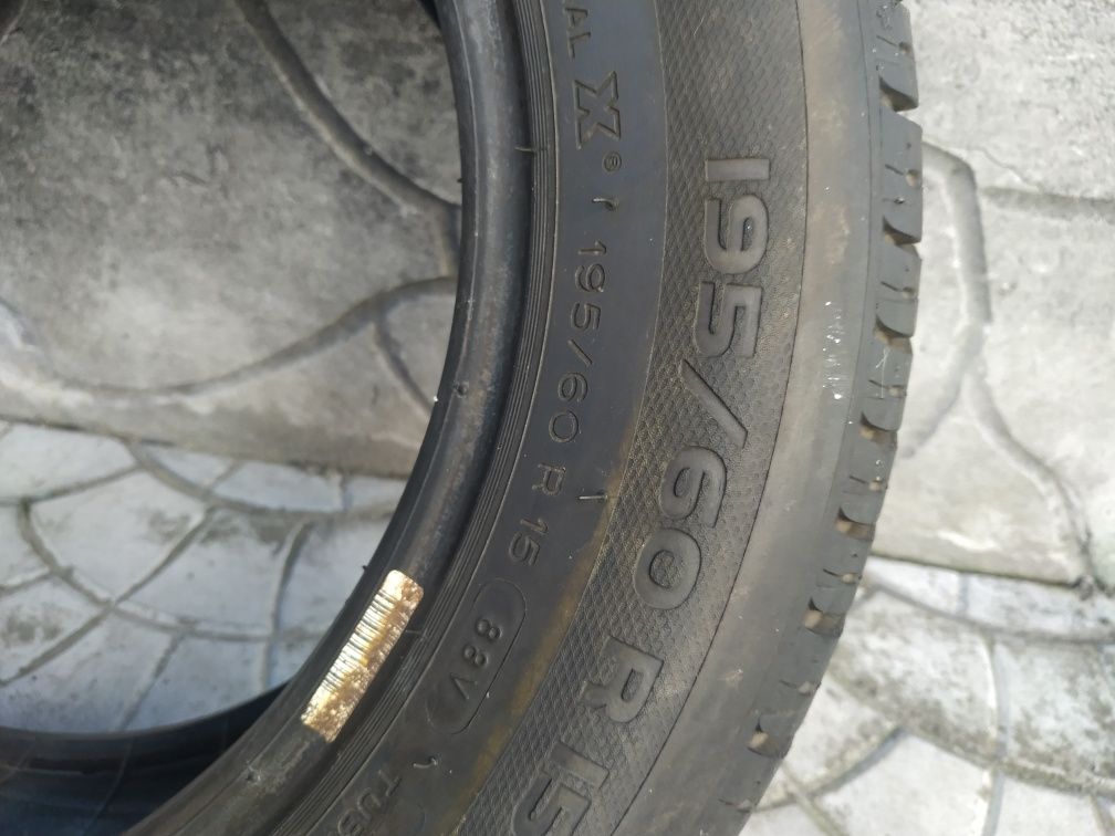 Шина безпарка одиночка  Michelin 195*60 R15.