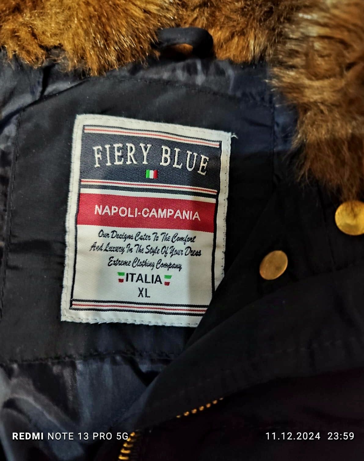 Kurtka damska zimowa pikowana "XL"