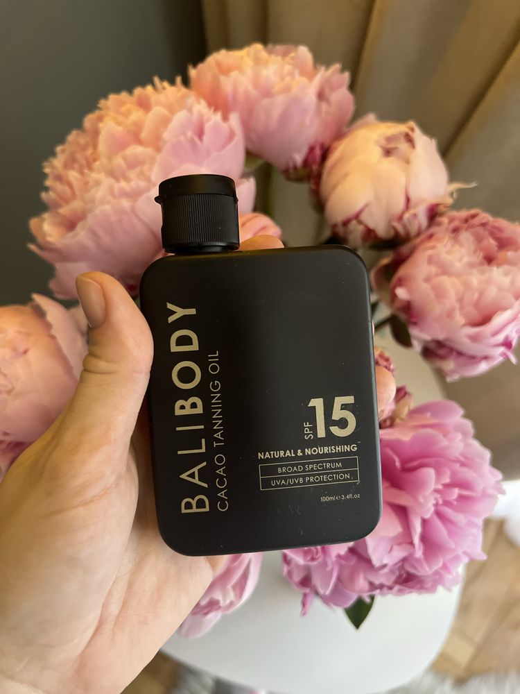 Олія для засмаги з какао Bali Body Cacao Watermelon Tanning oil spf15