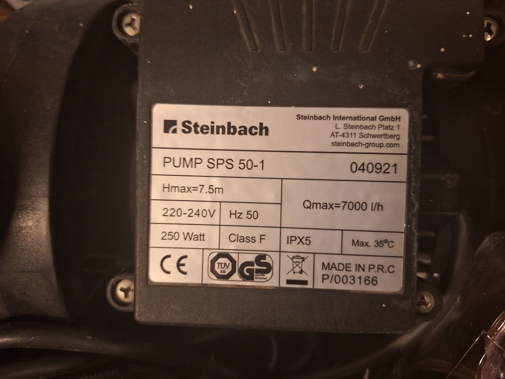Steinbach Pompa Filtrująca 117 l/min 7000/h
