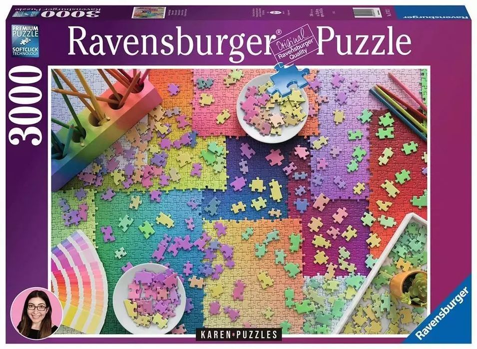 Puzzle 3000 elementów. Puzzle na Puzzlach. Ravensburger