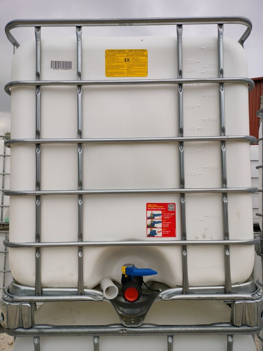 Mauser mauzer beczka paletopojemnik IBC 1000l 600l tysiaczka RSM wode