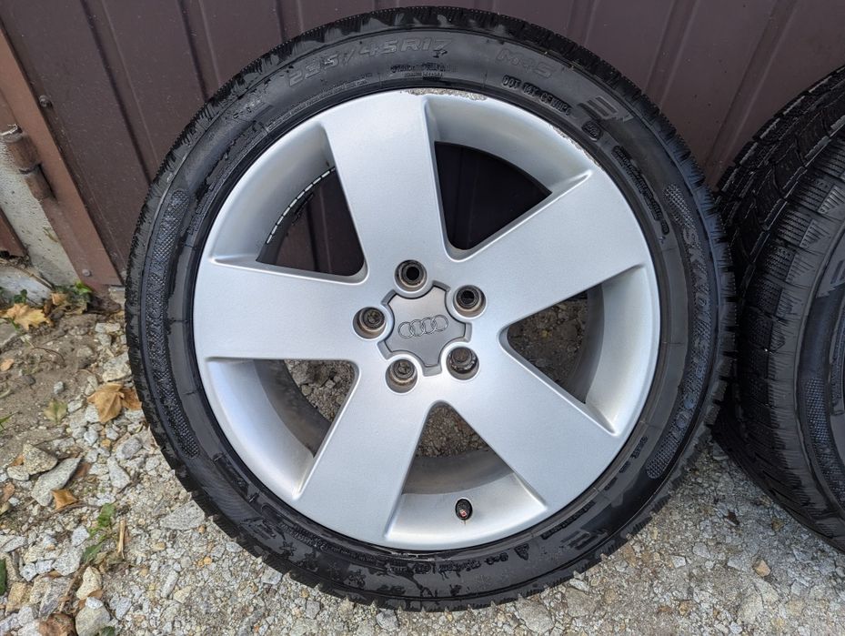 Koła Audi VW Seat 5x112 235/45r17  7.5" et45 opony  zimowe dot 24r