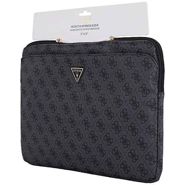 Torba Guess Sleeve 4G Zipper Pocket Triangle Logo na laptopa 14" - cza