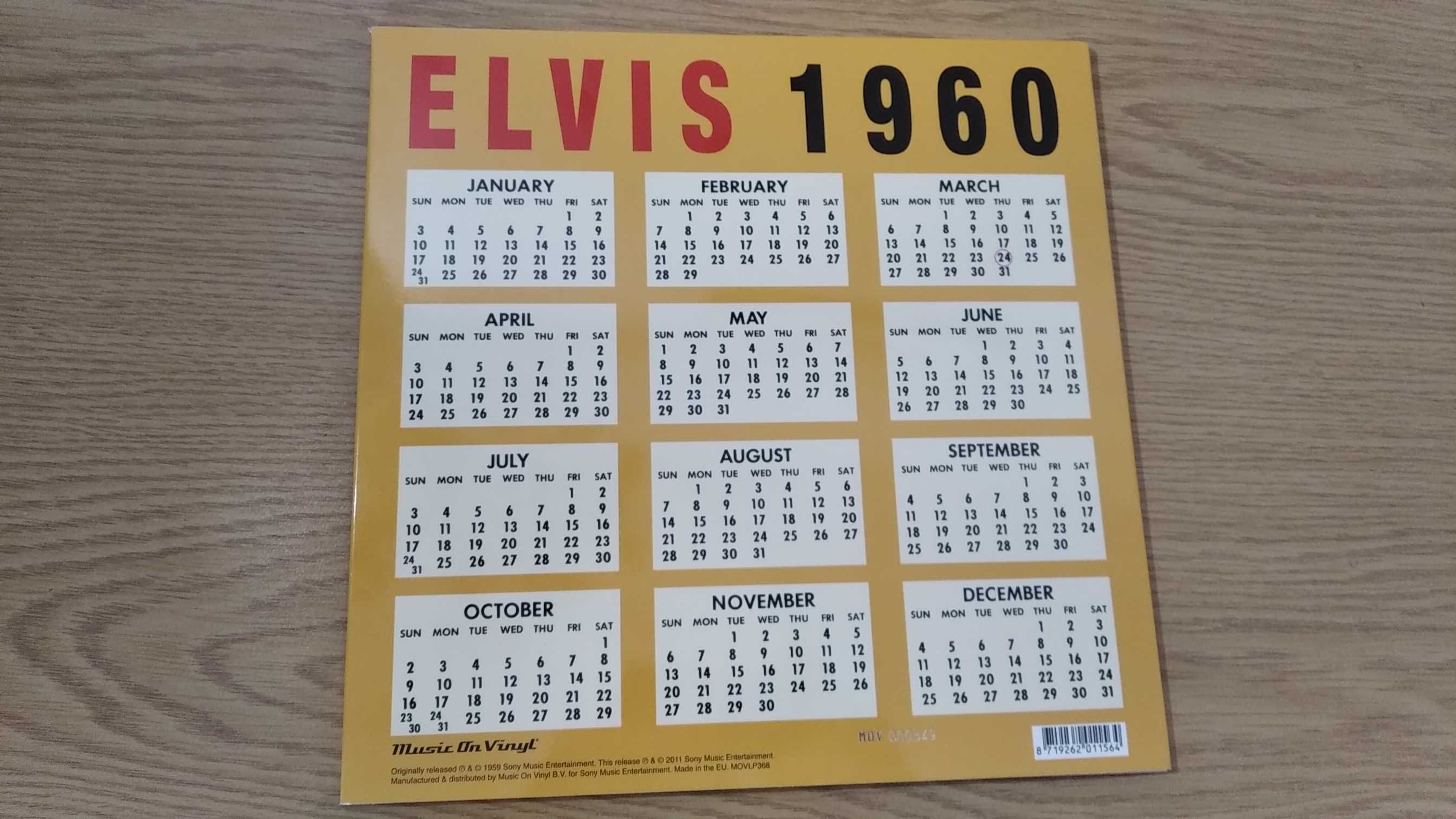 Winyl A Date With Elvis reedycja NM