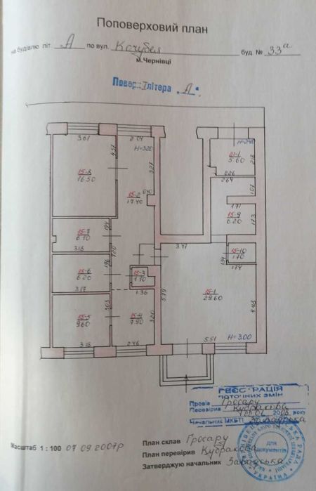 Продається комерційне приміщення 100м2 вул.Кочубея 33 А