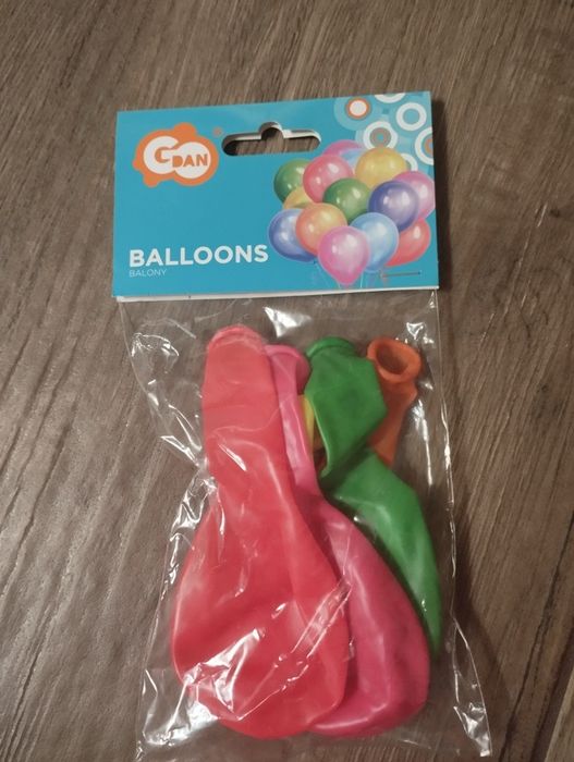 Balony 5 szt nowe