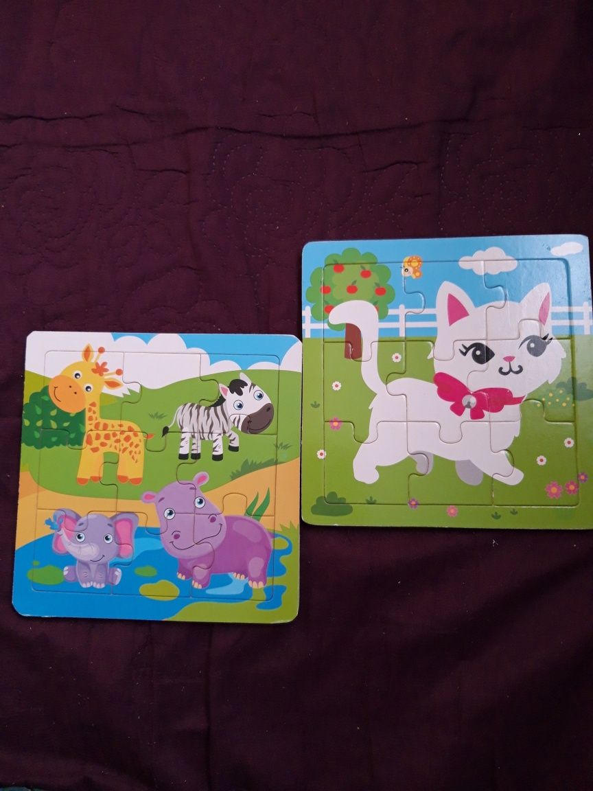 Puzzle dziecięce 3 sztuki