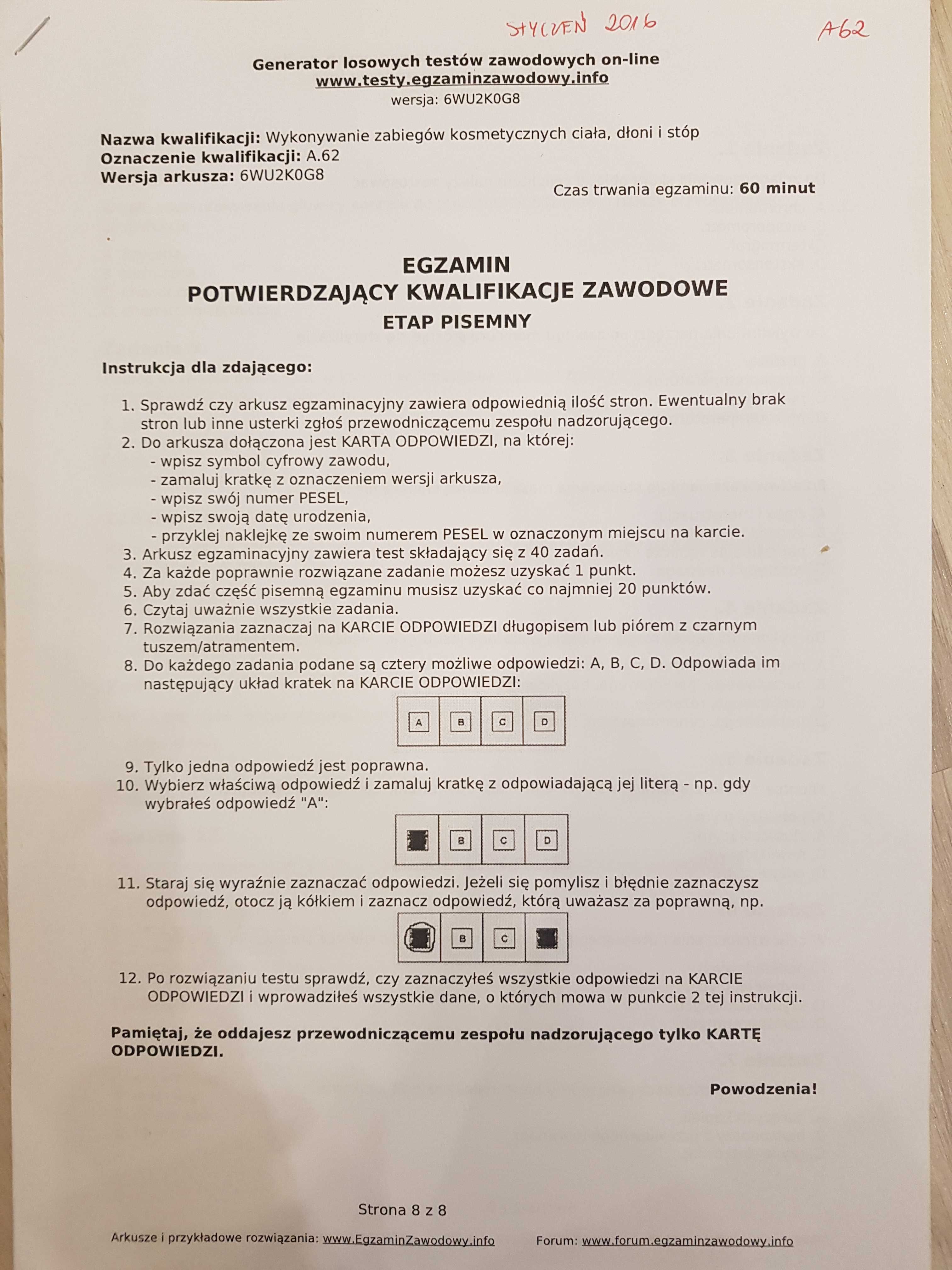Technik usług kosmetycznych
